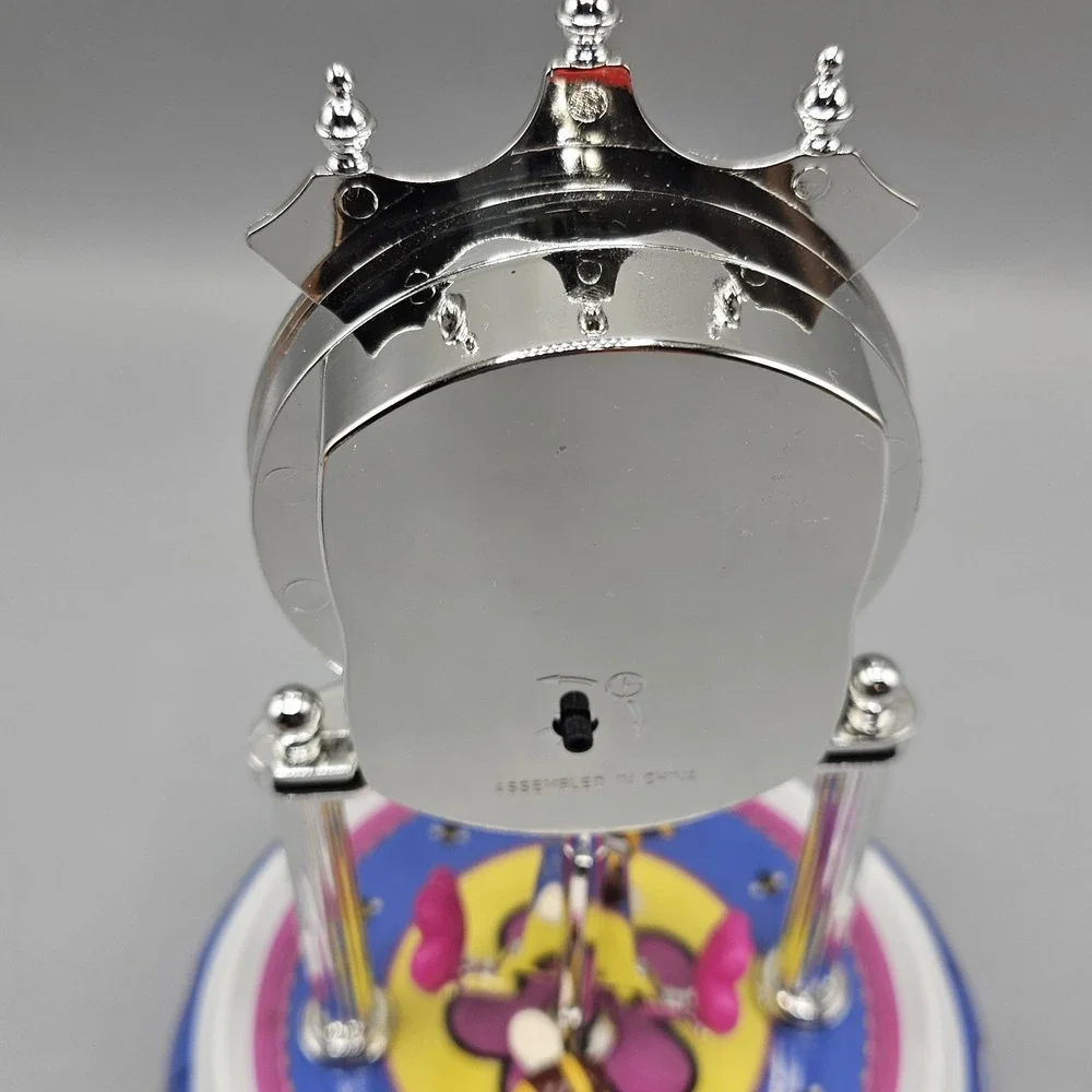 Disney Winnie the Pooh Eeyore Anniversary Clock Ladybugs & Bees Spin Pendulum